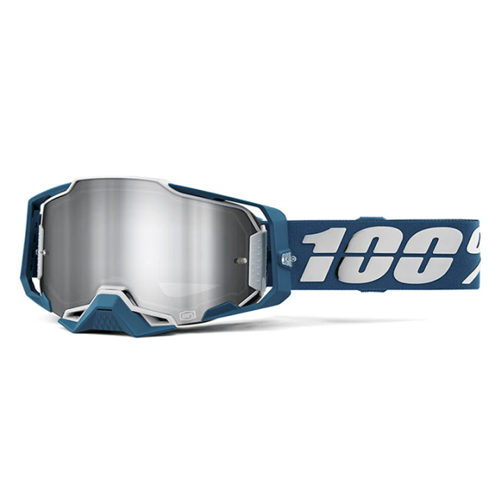 Lunettes 100% armega albar iridium argent | Oxmoto