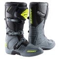 Bottes KENNY track gris/jaune fluo 2025 | Oxmoto