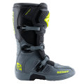 Bottes KENNY track gris/jaune fluo 2025 | Oxmoto