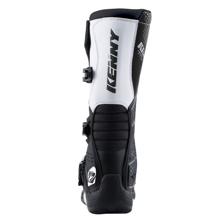 Bottes KENNY track noir/blanc 2025 | Oxmoto