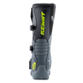 Bottes KENNY track gris/jaune fluo 2025 | Oxmoto