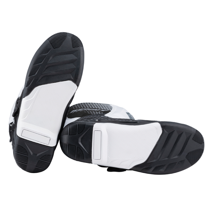 Bottes KENNY track noir/blanc 2025 | Oxmoto
