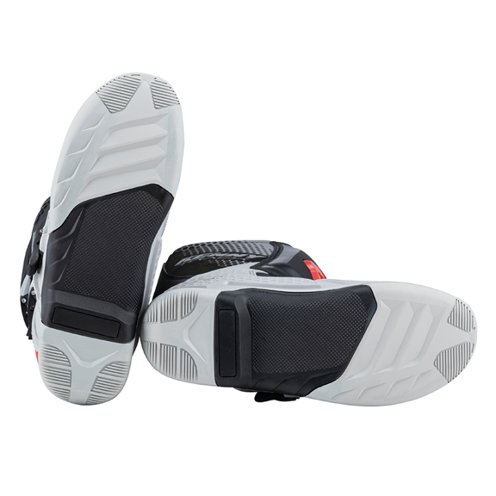 Bottes KENNY track gris/rouge 2025 | Oxmoto