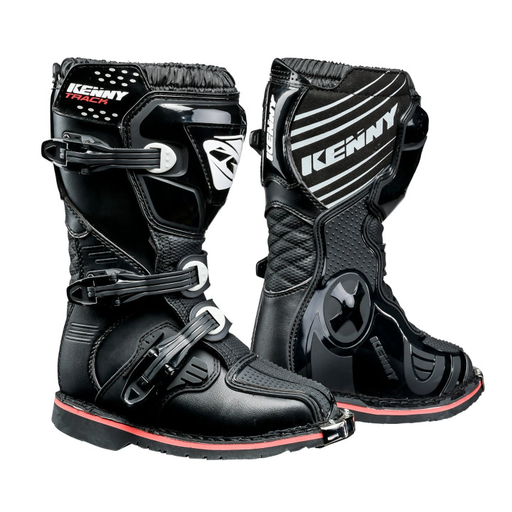 Bottes junior KENNY track noir 2025 | Oxmoto