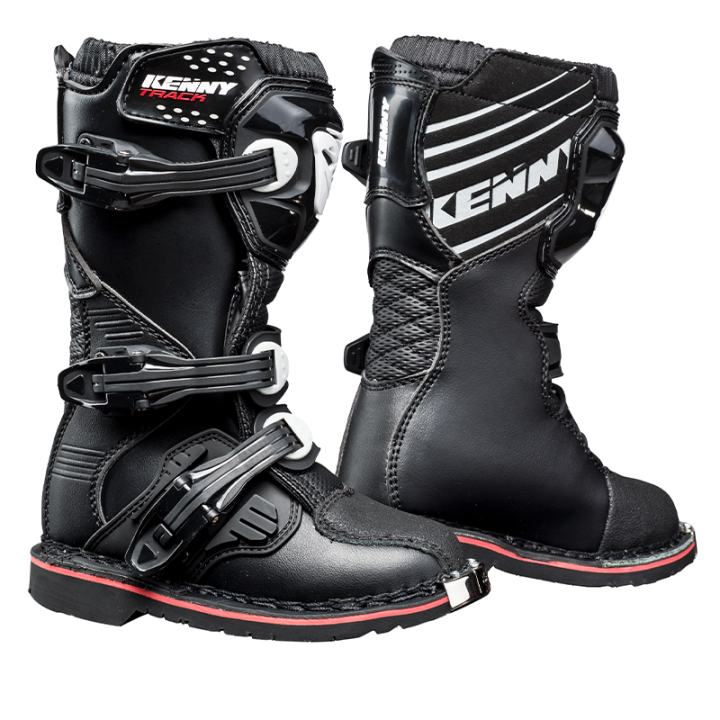 Bottes enfant KENNY track generic noir 2025 | Oxmoto