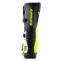 Bottes KENNY track blanc/jaune fluo 2025 | Oxmoto
