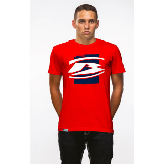 T-shirt Beta logo rouge | Oxmoto