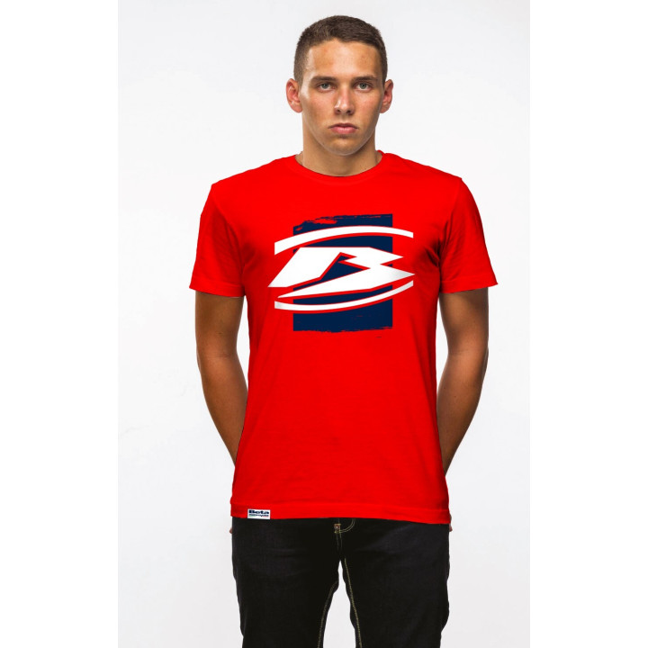 T-shirt Beta logo rouge | Oxmoto