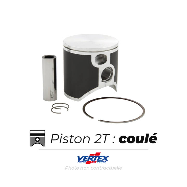 Piston Vertex coulé 2T | Oxmoto