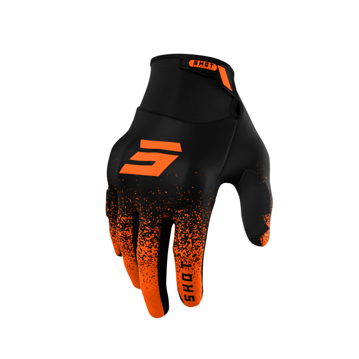 Gants SHOT drift edge orange 2024 | Oxmoto