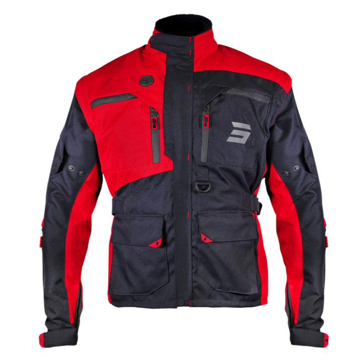 Veste SHOT Racetech noir/rouge 2026 | Oxmoto