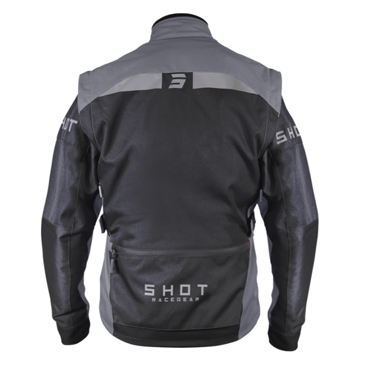 Veste SHOT Racetech noir/gris 2026 | Oxmoto