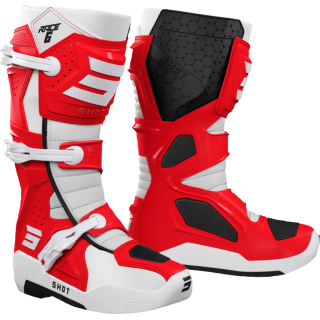 Bottes SHOT race 6 rouge | Oxmoto