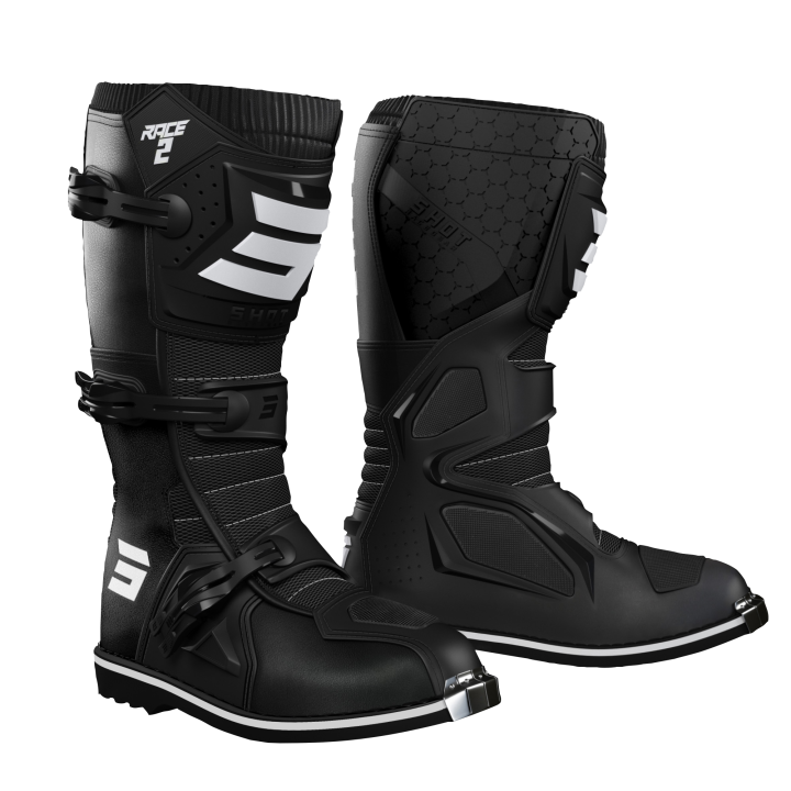 Bottes SHOT race 2 enfant noir 2026 | Oxmoto
