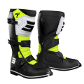 Bottes SHOT race 2 enfant noir blanc jaune fluo 2026
