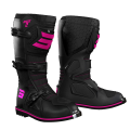 Bottes SHOT race 2 enfant noir rose 2026 | Oxmoto