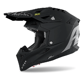 Casque Airoh aviator 3 noir mat 2024 | Oxmoto