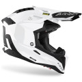 Casque Airoh aviator 3 blanc 2024 | Oxmoto
