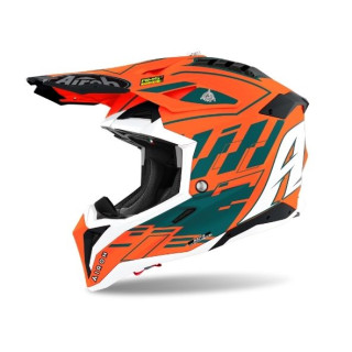 Casque Airoh aviator 3 rampage orange | Oxmoto