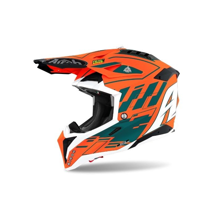 Casque Airoh aviator 3 rampage orange | Oxmoto