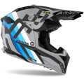 Casque Airoh aviator 3 rainbow gris anthracite | Oxmoto
