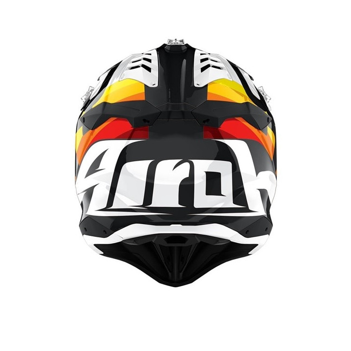 Casque Airoh aviator 3 rainbow blanc | Oxmoto