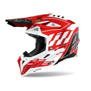 Casque Airoh aviator 3 rampage rouge | Oxmoto