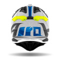 Casque Airoh aviator 3 wave gris silver chrome | Oxmoto