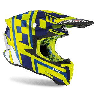 Casque Airoh twist 2.0 tc21 jaune | Oxmoto