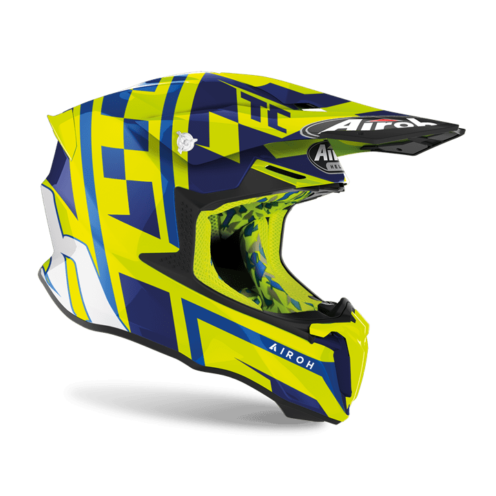 Casque Airoh twist 2.0 tc21 jaune | Oxmoto