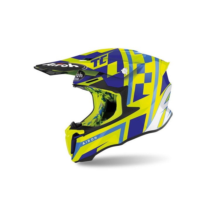 Casque Airoh twist 2.0 tc21 jaune | Oxmoto