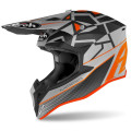 Casque Airoh wraap mood orange mat | Oxmoto