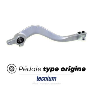 Pédale de frein Tecnium type origine aluminium | Oxmoto