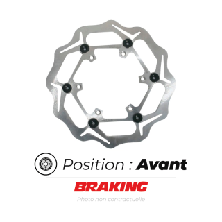 Disque de frein avant Braking wave flottant | Oxmoto