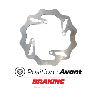 Disque de frein avant Braking wave fixe | Oxmoto