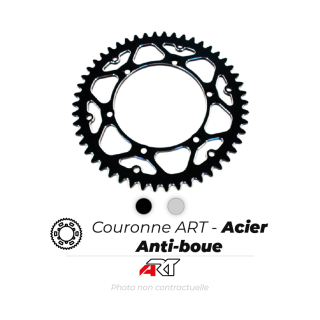 Couronne ART acier anti-boue | Oxmoto