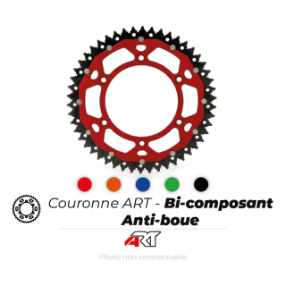 Couronne ART dual-components alu/acier ultra-light anti-boue 520