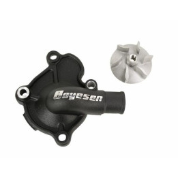 Carter de pompe à eau + hélice Boyesen alu noir Yamaha yz125