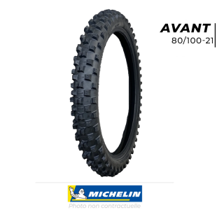 Pneu avant Michelin starcross 6 medium hard 80/100-21 | Oxmoto