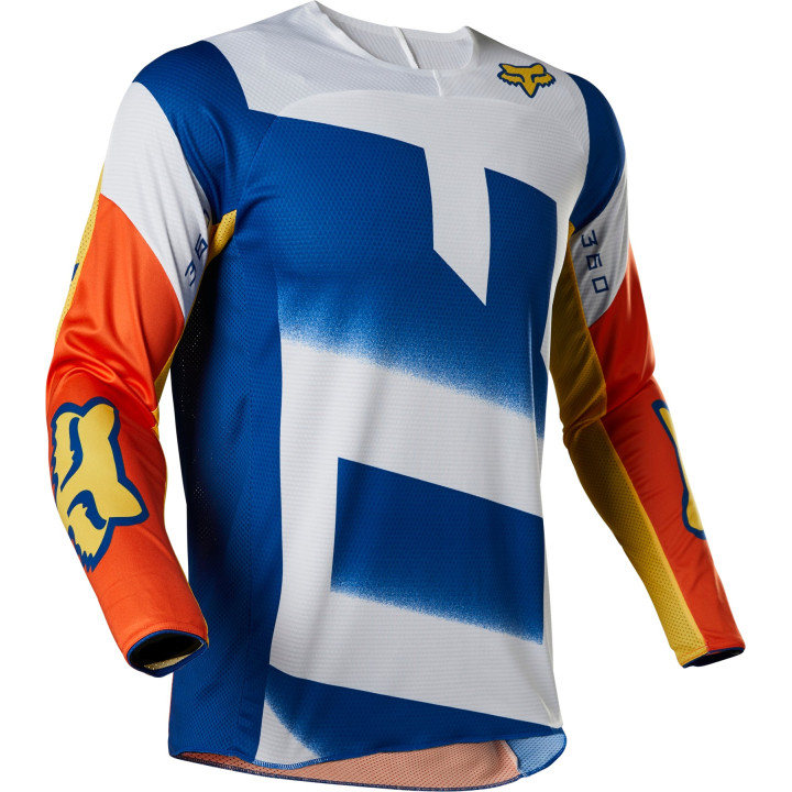 Maillot FOX 360 rkane orange/bleu | Oxmoto