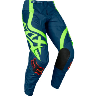 Pantalon FOX 180 venz navy/vert 2022 | Oxmoto