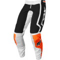Pantalon FOX 360 dvide noir/blanc/orange 2022 | Oxmoto