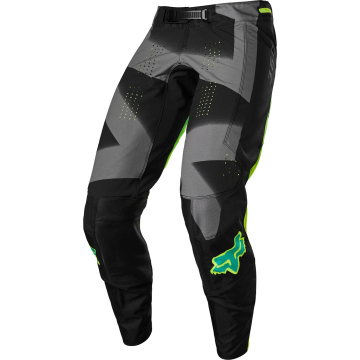 Pantalon FOX 360 rkane gris/jaune 2022 | Oxmoto