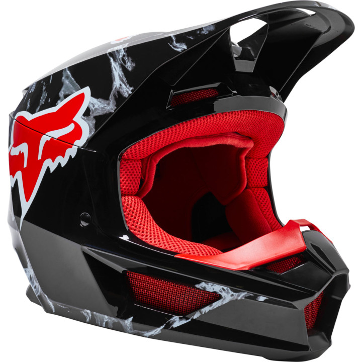 Casque FOX v1 karrera noir | Oxmoto