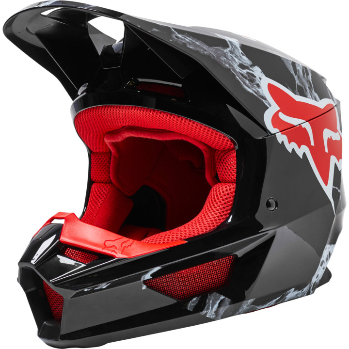 Casque FOX v1 karrera noir | Oxmoto