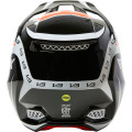 Casque FOX v3 rs dvide noir/blanc/orange | Oxmoto