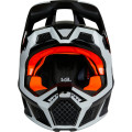 Casque FOX v3 rs dvide noir/blanc/orange | Oxmoto