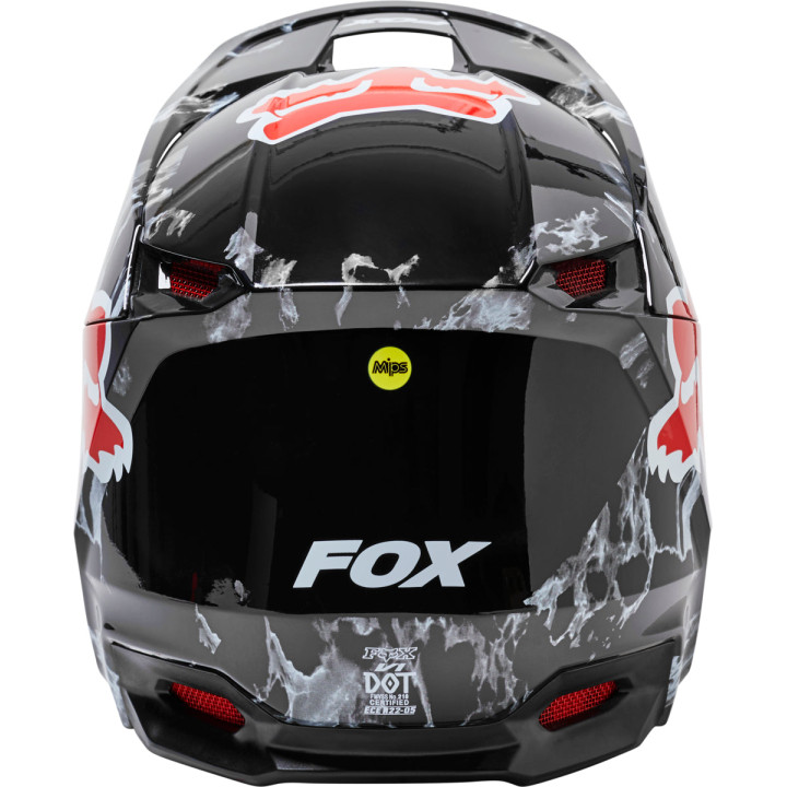 Casque FOX v1 karrera noir | Oxmoto