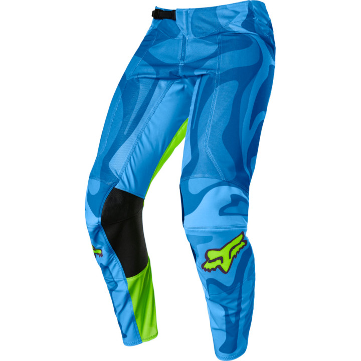 Pantalon FOX airline exo bleu/jaune | Oxmoto