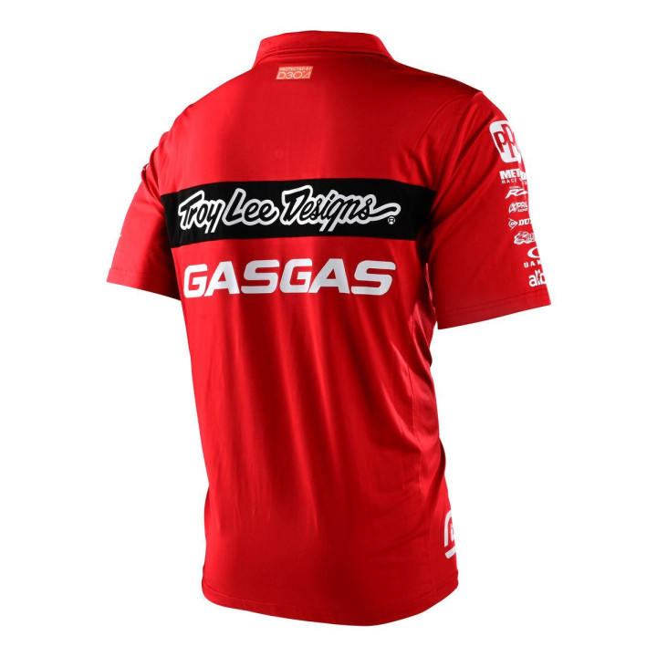 Polo Gas Gas team tld rouge 2022 | Oxmoto